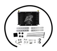 Engine Oil Cooler Enfriador de aceite de transmisión automática universal 14 19 25 32 filas Radiador de aluminio refrigerado por aceite Radiador Enfriador de Aceite(32rows)