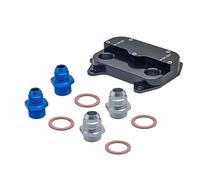 Engine Oil Cooler Placa de extracción de enfriador de aceite tipo sándwich de aluminio para automóvil, compatible con Audi, VW y Skoda, Seat 1.6TDi y 2.0TDi. Radiador Enfriador de Aceite