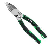 ENGINEER Alicates de corte linesman de 8.5 pulgadas para trabajos de electricista, mandíbulas extractoras de tornillos para tornillos de φ0.1-0.35 pulgadas (3-9.5 mm)