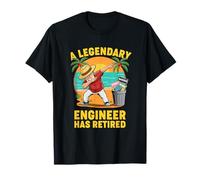 Engineer Legend Has Retired 2025 Happy Retirement Party Men Camiseta