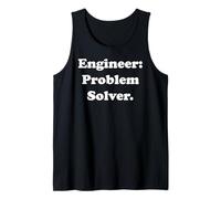 Engineer Problem Solver Statement Funny Camiseta sin Mangas