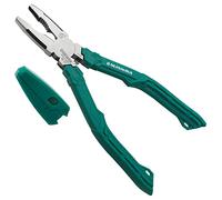 ENGINEER PZ-77 - Alicates de agarre combinados multifunción resistentes (mandíbulas antideslizantes para una rápida extracción de tornillos dañados) fabricados en Japón, neji-Saurus RX, verde