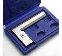 Engineer - Regla cuadrada de ángulo recto con suelo paralelo y bordes de acero inoxidable solapados para una medición precisa (80 x 50 mm)