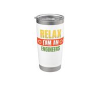 Engineer Relax I'm An Engineers Fun Engineering Job Titiles Vaso térmico de acero inoxidable de doble pared