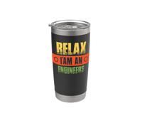 Engineer Relax I'm An Engineers Fun Engineering Job Titiles Vaso térmico de acero inoxidable de doble pared