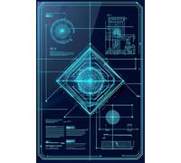 Engineering Graph Notebook: Precision 0.2-Inch Grid for Technical Drawings and Calculations: 6x9 Inch Compact Journal with 120 Graph Pages of Fine ... Paper for Engineers, Students, and Designers