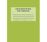 Engineering Graph Paper Notebook: 150 Pages, 8.5" x 11", 5 x 5 Grid Format for Engineers and STEM Professionals
