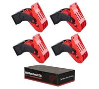 Engineering PP Stainless Steel 13x13x8.5cm- Car Wash Floor Mat Clamps| Swivel Anti Slip Heavy Duty Spring Cleaning Clips | Secure Mat Holder For Car Wash Floor Mats Towels And Space Saving Wall