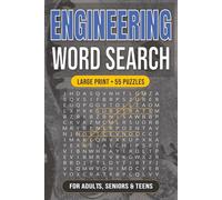 Engineering Word Search Puzzle Book: Large Print | 55 Puzzles | For Adults, Seniors & Teens
