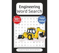 Engineering Word Search Puzzle Book: Word Searches with Easy to Read Print about Engineering, Mechanics, Construction and More | 6x9 inches, 110 pages ... Gift for Vacations, Holidays and Spare Times