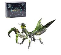 Engineerkiter Rompecabezas de metal 3D Mantis Kit Steampunk Insecto mecánico, modelo de montaje de metal 3D para adultos, adorno creativo de Navidad, 1000 unidades