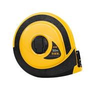 Engineers Tape Measures - Clear Scale Feature, 50m External Manual Device, Weatherproof Home Business Surveying Component, Durable Yellow Synthetic Fastener | Utility Tool For 30m & 50m