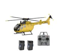 ENGINEMECH C180 - Helicóptero teledirigido 1:25 6CH Flybarless Militar Helicóptero con Optical Flow & Altitude Hold, avión 2.4G con 1 botón y despegue/aterrizaje, 6G/3D Stunt para adultos a partir de