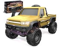 ENGINEMECH Coche teledirigido Rock Crawler 1:20 4WD Drift Car 2,4 G teledirigido Off-Road Auto con iluminación LED, 2 baterías y USB coche de carreras para adultos regalos