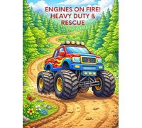 Engines on Fire! Heavy Duty & Rescue: A bold coloring book of trucks, emergency vehicles, and mighty haulers