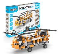 Engino- Inventor STEM Toys, Motorized Double-Blade Helicopter, Construction Toys