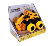 ENGINS DE CHANTIER - Camión de Construcción - Vehículos de Intervención - 020342 - Modelo Aleatorio - Plástico - 1/43 - Vehículo de Fricción - Trabajos - Juguete Infantil - A Partir de 3 años.