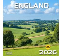 England 2026 Calendar: Twelve months of historic charm, countryside walks, and seaside sights