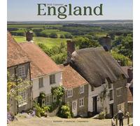 England Calendar 2025 Square Travel Wall Calendar - 16 Month