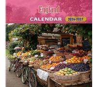 England Calendar 2026-2027: 18 Month Planner To Keep You On Track from Sep 2026 to Dec 2027,Square 8.5 x 8.5 Inches Gift For Organizing & Planning