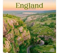 England Calendar 2026 Square Travel Wall Calendar - 16 Month