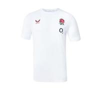 England - Camiseta de Rugby para Hombre, Color Blanco Castore