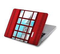 England Classic British Telephone Box Minimalist Funda Carcasa Case para MacBook Pro 14 M1-M5 A2442 A2779 A2992 A2918 A3112 A3185 A3401 A3434 A3112