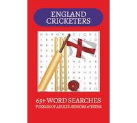 England Cricketers Word Search Puzzle Book: Word Searches with Easy to Read Print about England, English Cricketers, Cricket and more | 6x9 inches| ... . Gift for Vacations, Holiday and Free Times