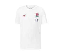 England Rugby - Camiseta Unisex de Rugby, Color Blanco Castore (9 años)