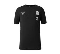 England Rugby Off Pitch tee, Unisex, Castore Black, 9 Años