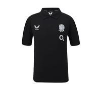 England Rugby - Polo para Mujer, Castore Black, Talla 40