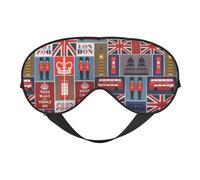 England Symbols - Antifaz para mayor comodidad para dormir, ajustable, transpirable y elegante, perfecto para sensibilidad a la luz, insomnio
