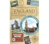 England Travel Journal - a Blank Lined Retro Travel Diary, the Perfect England Gift For Women or Men who will on holiday in the UK. Write Daily, ... Log.: Great England Study Abroad Gift!