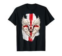 England Wings St George'S Day Gráfico Clásico Inglés Camiseta