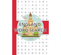 England Word Search Puzzle Book: 25+ English Themed Puzzles, Word Search Activity Book for Kids and Adults with Easy to Read Print [6x9 inches, 50 pages] and Solutions, Perfect Gift