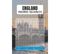 England Word Search Puzzle Book: 55 English Themed Brain Games Featuring Historic Landmarks, British Culture, and Iconic Cities; Fun England Travel ... for Adults and Anglophiles | 110 pages 9 x 6