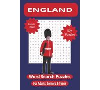 England Word Search Puzzle Book: 55 Puzzles Celebrating England’s Culture, History & Traditions for Adults, Seniors & Teens