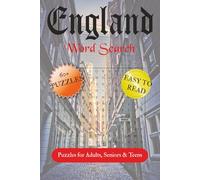 England Word Search Puzzle Book: Word Searches with Easy to Read Print about England, English Cities, Culture, Gastronomy and More | 6x9 inches, 122 ... … Gift for Vacations, Holiday & Free Times