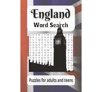 England, word search: Puzzle Book: Word Searches with easy to read print about England, London and its British land marks and more, 6x9 inches, 120 ... cultures. 200+ puzzles, 6x9, easy to read.)