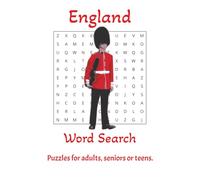 England Word Search Puzzle Book: Word Searches With Easy To Read Print About England, United Kingdom, Great Britain And More [6x9 Inches, 110 Pages] ... Gift For Vacations, Holidays and Free Times