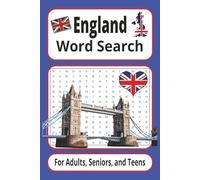 England Word Search: Word Search with Easy to Read Print about England's history, culture, and more. | 6x9 inches, 112pages | 50 + Puzzles ... Great Gift for Holidays, Vacations and Birthdays