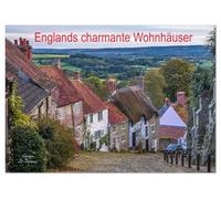 Englands charmante Wohnhäuser (Tischkalender 2026 DIN A5 quer), CALVENDO Monatskalender: My home is my castle - Wohnhäuser in England