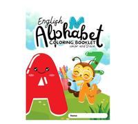 English Alphabet Coloring and Tracing Booklet