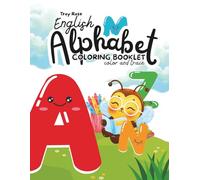 English Alphabet Coloring Book: Color and Trace