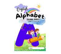 English Alphabet: Coloring Book - Color and Trace