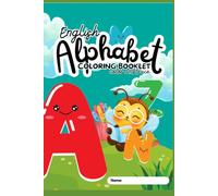English Alphabet Coloring Booklet: Color and trace