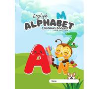 English Alphabet: Coloring & Tracing book
