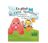 English Alphabet - Colouring Booklet: Trace and Colour