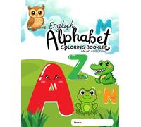 English Alphabet Learning Book: Alphabet Coloring Book