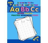 English Alphabet Letters ABC Tracing/ Writing Practice Book for Preschooler Kids Ages 3+: Learn to Write Capital/ Uppercase & Small/ Lowercase Letters ... slanted Writing Style on Advance Level